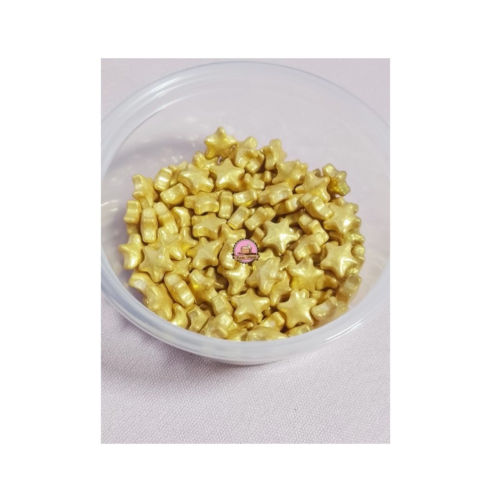 Perla Estrella Dorada 7.5mm