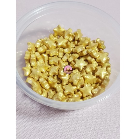 Perla Estrella Dorada 7.5mm