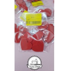 Corazón Rojo Grande 3x2.5cm Aprox.