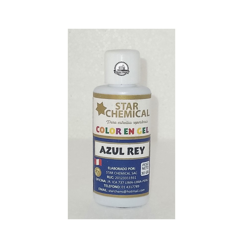 Colorante Gel Azul Rey 30ml