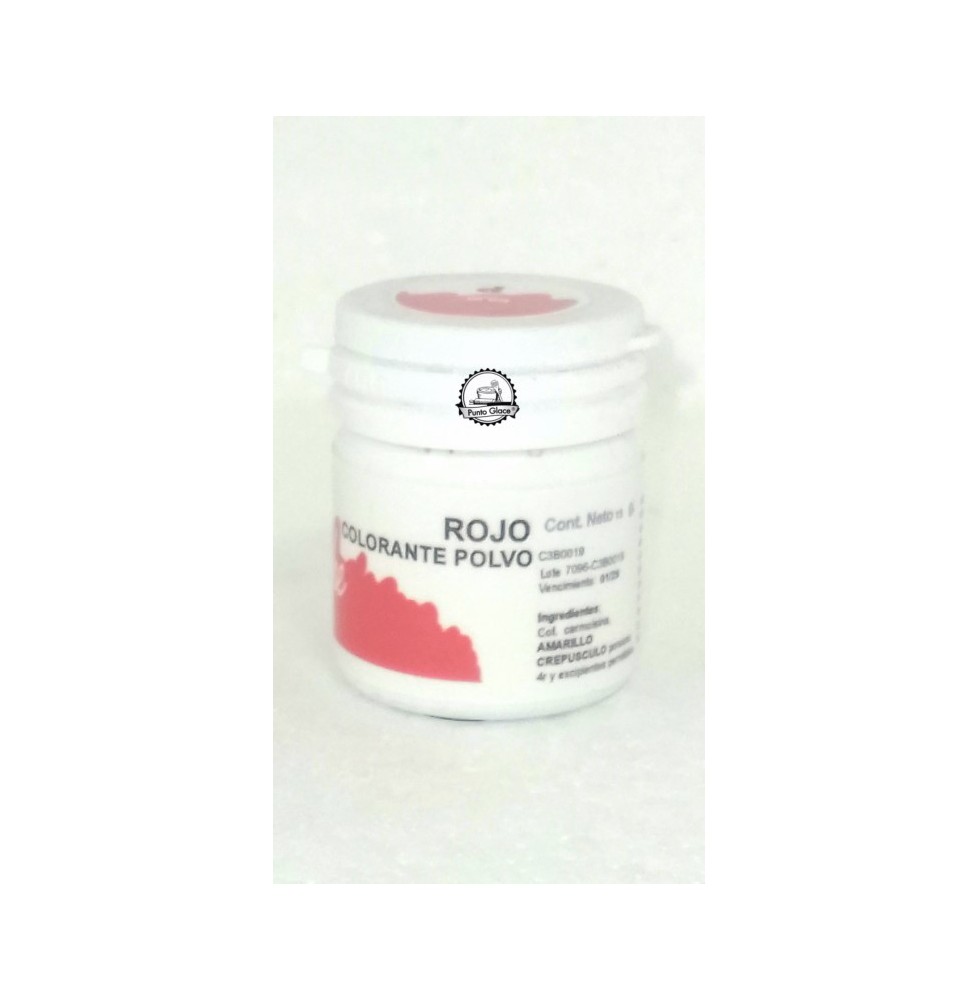 Colorante Polvo Rojo 15ml