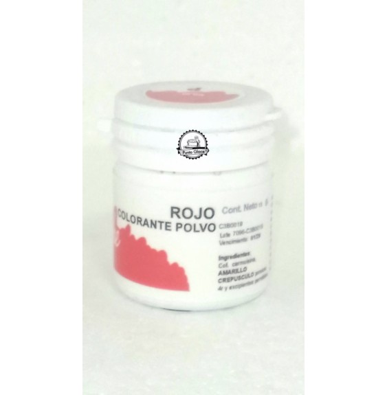 Colorante Polvo Rojo 15ml