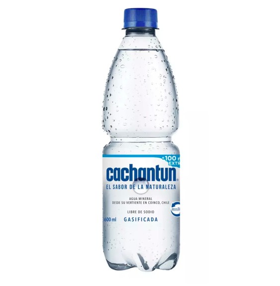 Agua Mineral Con Gas 600ml