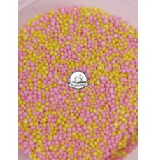 Perla Rosada/Amarilla 2mm