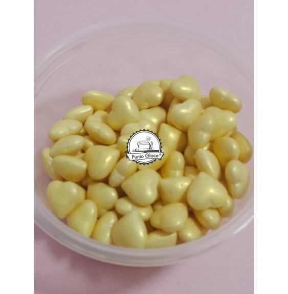 Perla Corazón Beige 8.5mm