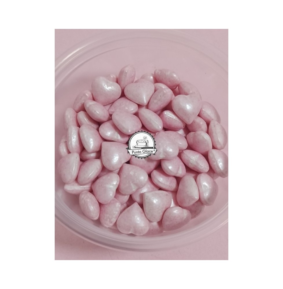 Perla Corazón Rosado 8.5mm