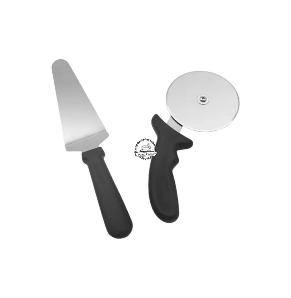 Set Cortador y Espatula Para Pizza