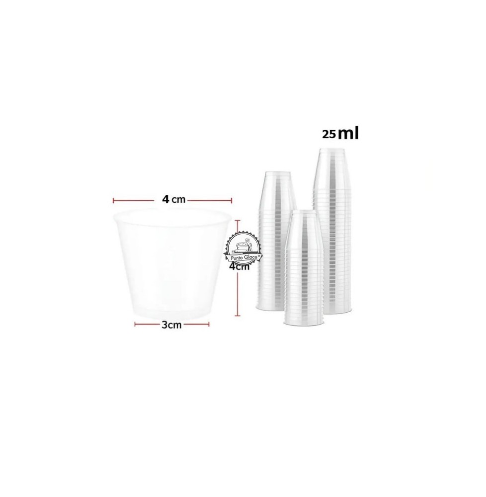 Vaso Acrilico Mini Shot 25ml