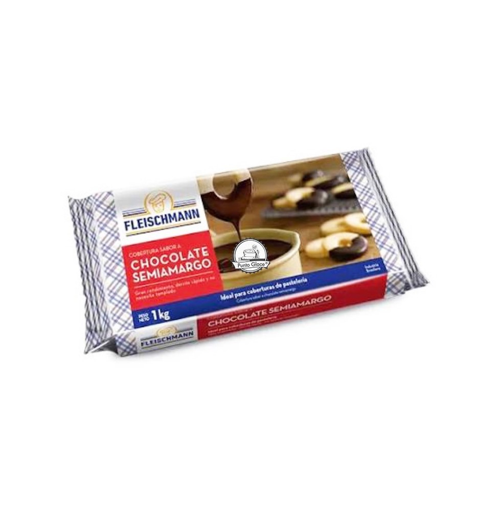 Cobertura Chocolate Semi- Amargo 1k Fleischmann