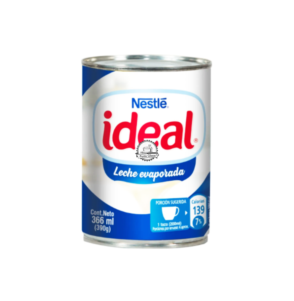 Leche Evaporada Ideal 366 gr